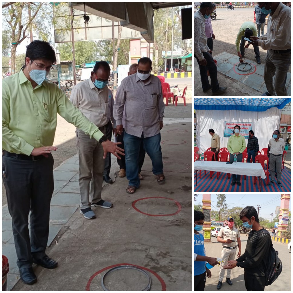 zpmandsaur's tweet photo. कोरोना वायरस के संक्रमण के प्रसार को रोकने एवं बचाव हेतु मुख्य कार्यपालन अधिकारी जिला पंचायत श्री रिशव गुप्ता द्वारा श्री कोल्ड चौराहे पर 
सायरन बजाकर मास्क पहनने एवं सोशल डिस्टेंसिंग का पालन करने हेतु संकल्प दिलाया गया साथ ही नागरिको को मास्क वितरित किये गये।
@CMandsaur https://t.co/TDiBDvGAXR