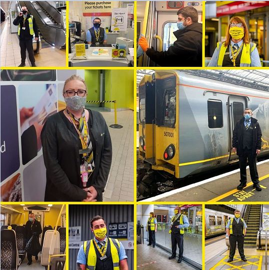 merseyrail's tweet photo. On the anniversary of lockdown we want give a huge THANK YOU to our Merseyrail frontline staff. They have kept services running safely for keyworkers in the hardest possible year. Please share if you want to give our staff a shout out. #OneYearOn https://t.co/xNqFa8JKHm