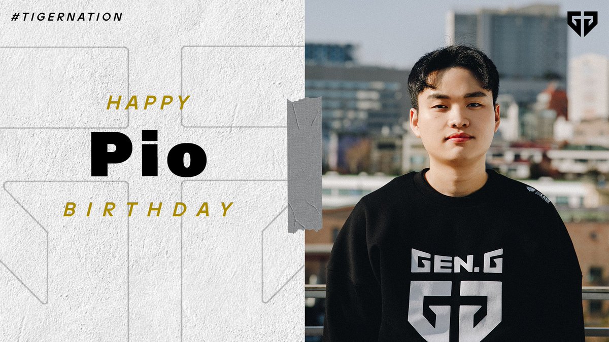 🎉 #Happy_Pio_Day! 🎉

모두가 인정하는 PUBG 신✨ 오늘은 <a href="/GenG_Pio/">PUBG Pio</a> 선수의 생일입니다!🎂
현재 PGI.S에서 눈부신 활약을 펼치고있는 Pio 선수에게 생일 축하 메세지 보내주세요!

#GenGPUBG #GenG
