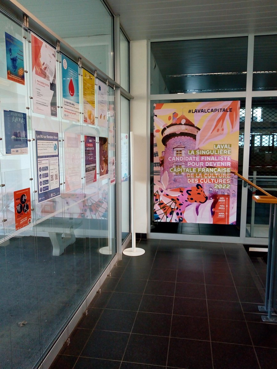 iutlaval's tweet photo. [#LavalCapitale] L'IUT de Laval soutient la candidature de @Laval_la_Ville au label capitale française de la culture @MinistereCC #LavalLaSinguliere #Culture #Laval #Mayenne #Ubuesque #Singuliere #Interactive https://t.co/t0dxc8vpkj