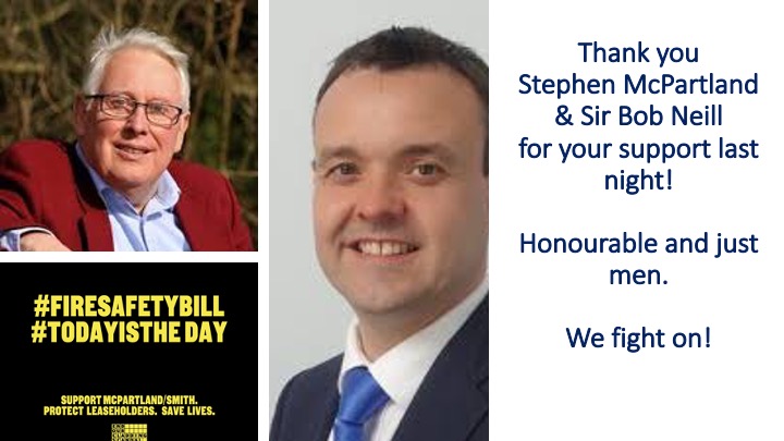 RedrowRipOff's tweet photo. Easy to criticise those many @Conservative MPs who blindly follow their masters. Instead let's celebrate &amp; lionise those like @neill_bob &amp; @SMcPartland - All that is good and honourable. Thank you - @EOCS_Official @ukcag #BuildingSafetyCrisis #EndOurCladdingScandal @LondonCAG https://t.co/vauLwxb9w8