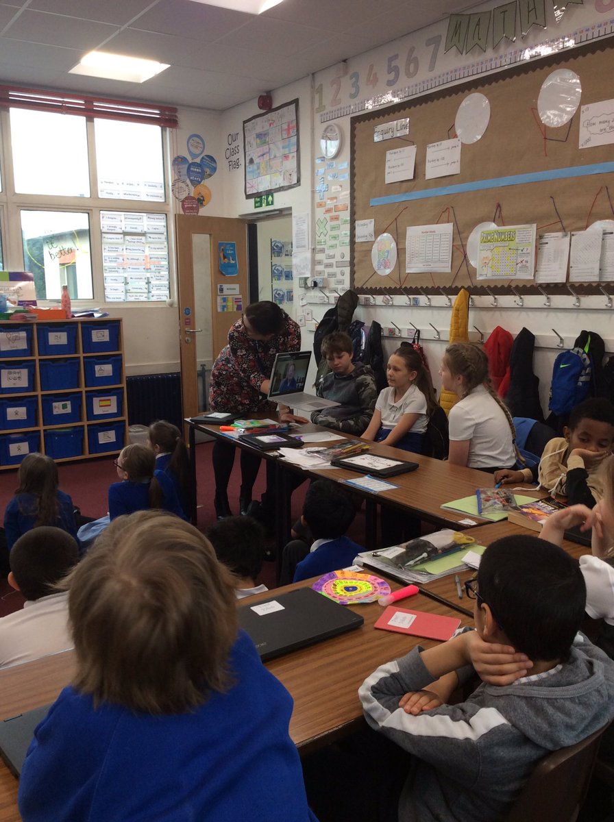 MowmacreHill's tweet photo. Year 5 had a ootz (great) live Q&amp;A session with Dr. Diane Davies (@mayaarchaeo) all about the Maya. She was very impressed with the knowledge of year 5! Thank you so much for chatting with us, Dr. Diane! #5OB #5CB #SecretsOfTheMaya #Ootz https://t.co/Y3iJXRSJg7