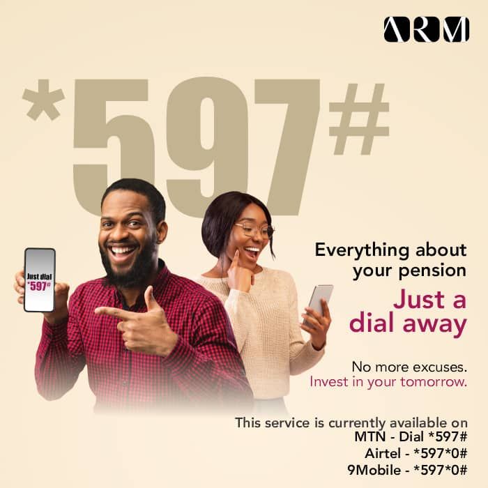 armengage's tweet photo. Now you can do more with your pension even without the internet by dialing three digits.⠀
⠀
Dial to invest in your tomorrow, today.⠀
⠀
#InvestedInYourTomorrow #TomorrowIsLookingGood #Pension #Retirement https://t.co/ntsMpesVRf
