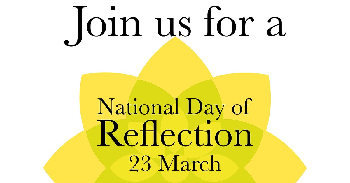 EalingCouncil's tweet photo. Today, 23 March 2021, marks 1 year since the first national lockdown. the Mayor of Ealing, Cllr Dr Abdullah Gulaid, invites all to reflect on the past year, remember those who have died &amp; join in the minute silence at noon - https://t.co/aTDBrxJFMh https://t.co/JPWhizVVdk