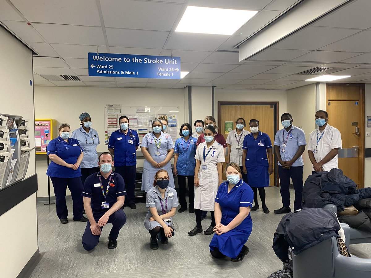AcuteUhl's tweet photo. One year on since the 1st lockdown began. Thank you to all our MDT for going above &amp; beyond everyday providing A grade care to our stroke patients 👏🏻👏🏻👏🏻🙌🏻🙌🏻🙌🏻🙌🏻 @JudeB86 @uhltherapy @DavidEveson2 @madhouse50burt @Sh4zz4H @Leic_hospital https://t.co/F3q9QfFZri