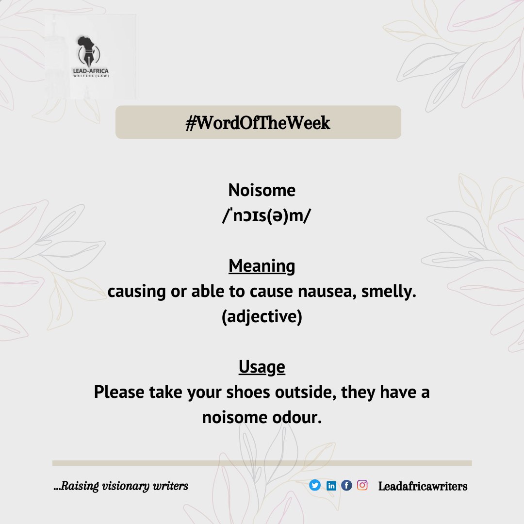 Leadafricawrite's tweet image. #NewWordAlert

Let's not get tired of learning, wisdom is the principal thing after all...

#SHIFTishere #writers #leadafricawriters