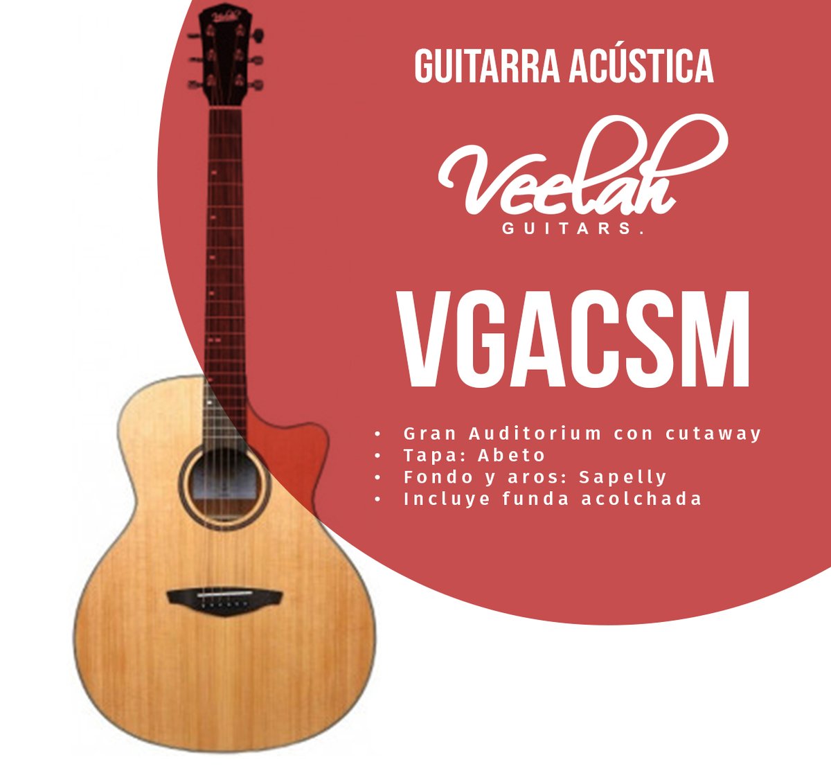 TicoMusicaSA's tweet photo. Los de Villarriba confían en una #guitarraacústica Veelah VGACSM #acousticguitar #Fairy https://t.co/FyqPmrJ71C