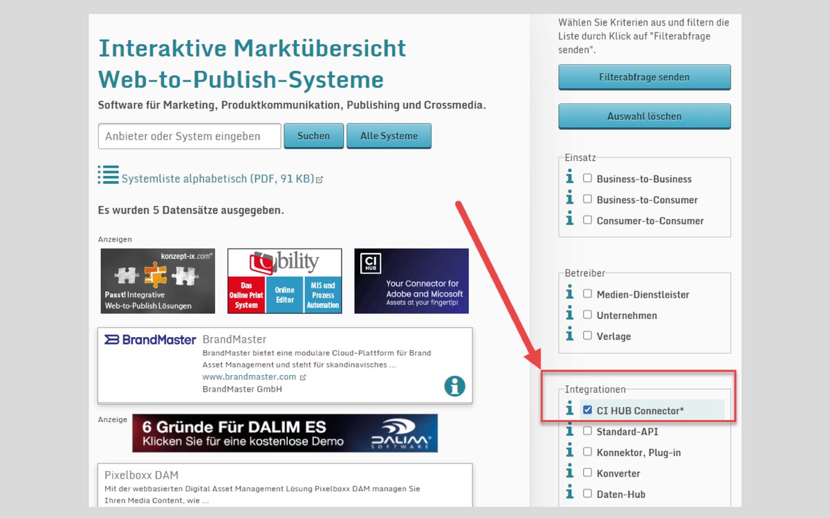 Melaschuk-Medien (@melaschukmedien) on Twitter photo #PIM, #MAM- und #Marketing Software nach Integrationsoptionen in der Marktübersicht Web-to-Publish-Systeme filtern – @CI_HUB_GMBH kompatibel sind <a href="/brandmaster_mrm/">BrandMaster</a> , myview systems, <a href="/SiteFusion/">SiteFusion</a>, <a href="/pixelboxx/">Pixelboxx GmbH</a>, <a href="/eyebase_com/">eyebase DAM</a>, <a href="/CELUM/">CELUM</a> . Zur Marktübersicht: melaschuk-medien.de/web-to-publish… #PIM, #MAM- und #Marketing Software nach Integrationsoptionen in der Marktübersicht Web-to-Publish-Systeme filtern – @CI_HUB_GMBH kompatibel sind <a href="/brandmaster_mrm/">BrandMaster</a> , myview systems, <a href="/SiteFusion/">SiteFusion</a>, <a href="/pixelboxx/">Pixelboxx GmbH</a>, <a href="/eyebase_com/">eyebase DAM</a>, <a href="/CELUM/">CELUM</a> . Zur Marktübersicht: melaschuk-medien.de/web-to-publish…