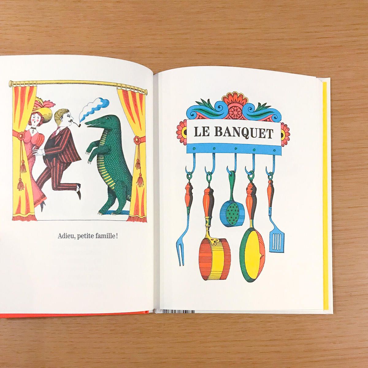 タバネルブックス La Petite Famille フランス La Petite Famille は 1964年に最初に発行された英語を話す幼児向けの面白いフランス語学習マニュアルで それをjohn Alcornのイラスト で21に再現された絵本 4つの不条理な物語がユーモア溢れるイラスト