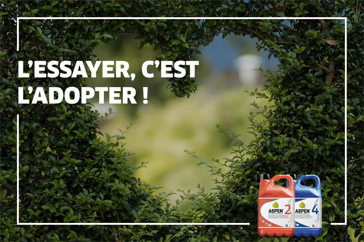 aspen_france's tweet photo. Aspen est doté d’un savoir-faire exceptionnel concernant les carburants pour les petits moteurs : un produit de confiance 💚
L’essayer, c’est l’adopter ! 🌳
#becausewecare #aspenfuels #aspenfuel #essencealkylate #lantmännenaspen #changefuel #aspenalkylatefuel https://t.co/rnIm3zXOGS