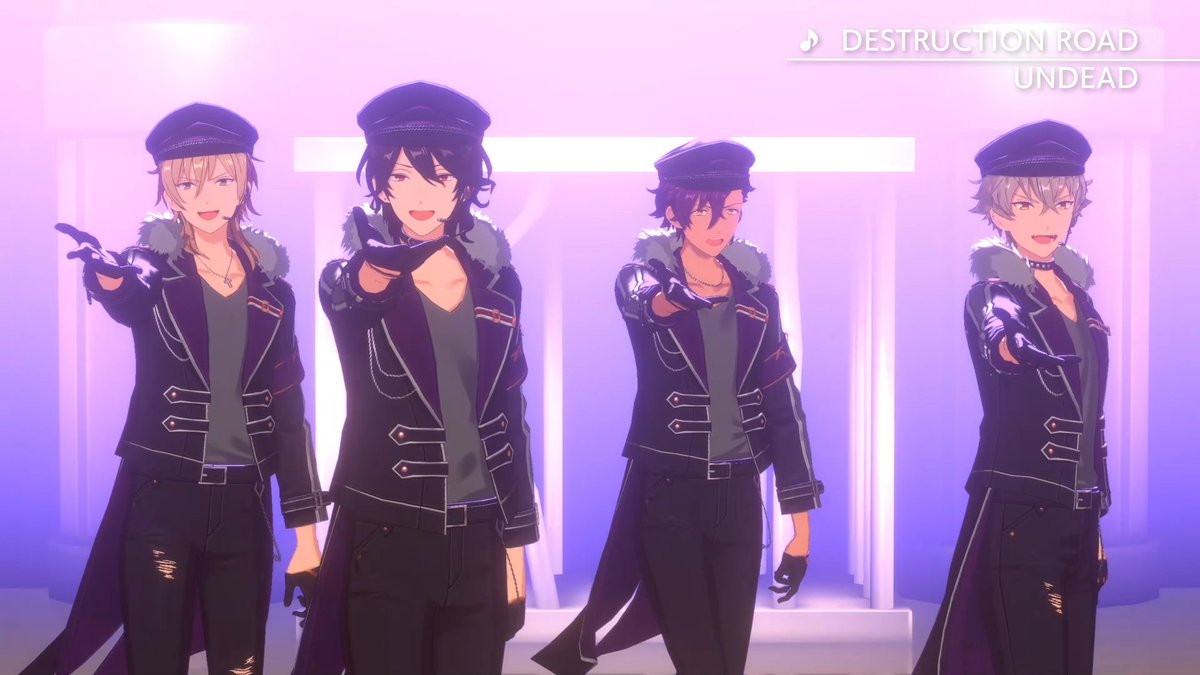 O Xrhsths ダンデライオンアニメーションスタジオ Sto Twitter あんさんぶるスターズ Undeadが歌う Destruction Road のmvが公開されました 盛り上がれるような曲に合わせたパフォーマンスのmvに仕上がっております 夕日が照らすライブmvを一緒に楽しんで