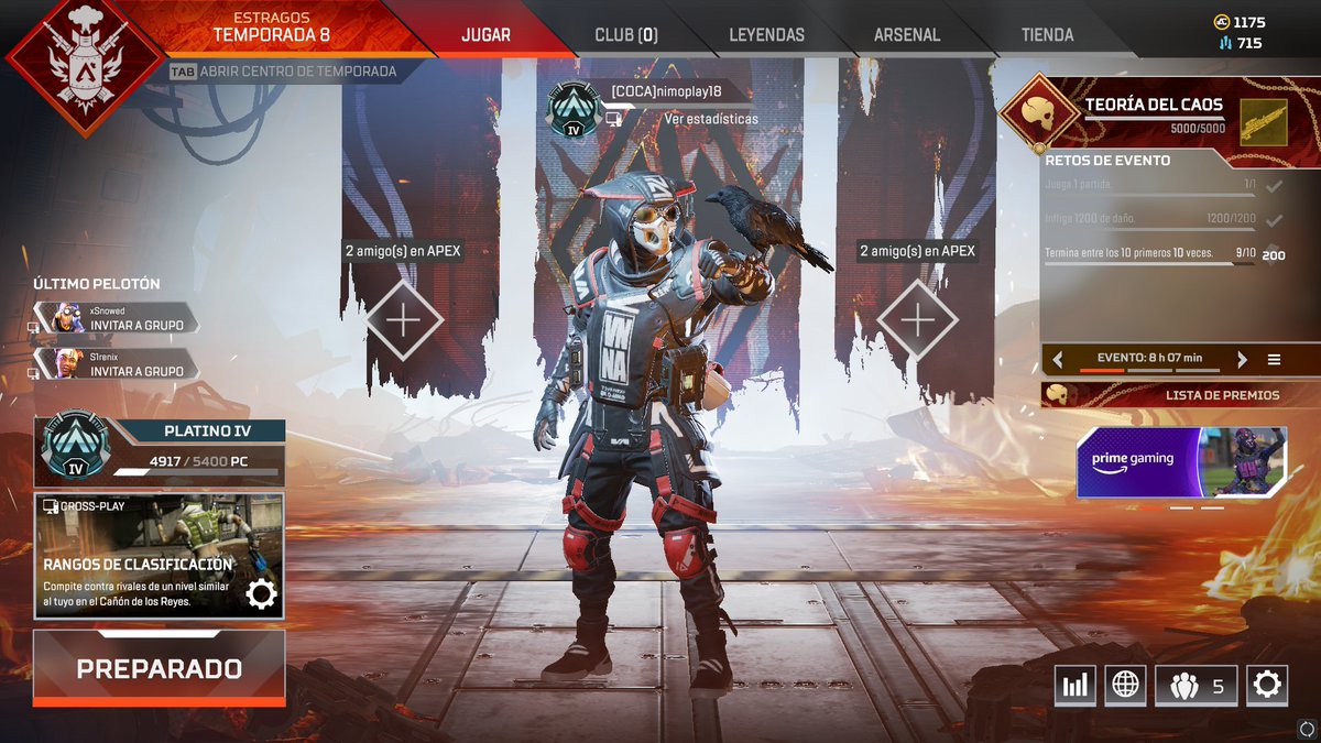nimoplay18's tweet photo. Es una división baja y tal, pero poco a poco se va mejorando. Me emociona haber podido llegar a Platino por primera vez en mi Videojuego favorito Apex Legends uwu https://t.co/torM9pY6V7