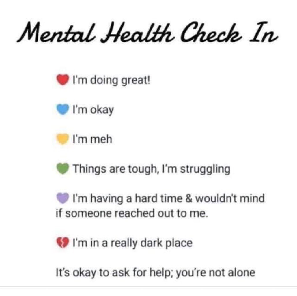 Saw this and thought it was a nice simple idea for those who sometimes need a chat but were afraid to ask. 
💙