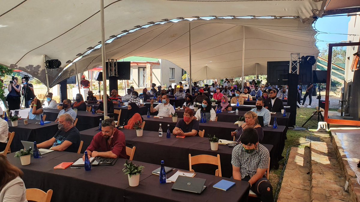AK_MediaMan's tweet photo. The #WesternCape leg of the #TravelWithPurpose #SMME workshops underway with a full house in attendance. Our hosts today is #EcologyLifestyleVillage in #BotRivier #VTSD #ShareSouthAfrica #WeDoTourism https://t.co/wr8IQMi04n