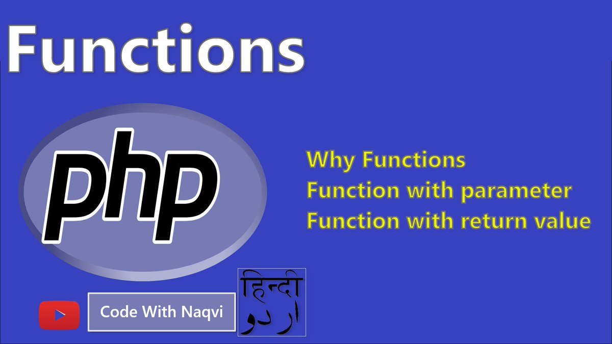 Toqeer__Abbas's tweet image. Video Link: youtu.be/1Lhk3on7m_Q
#php
#phpprogrammer #phpdevelopers #codewithnaqvi