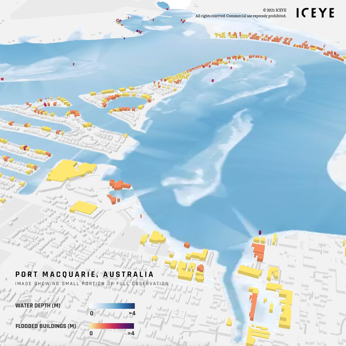 Taking immediate action on the historic flooding in Australia, ICEYE provided customers with building-level flood extent and depth 24 hours after the initial flood peak to support damage assessment and disaster response. Stay tuned for updates!

#insurance #floodinsurance #natcat