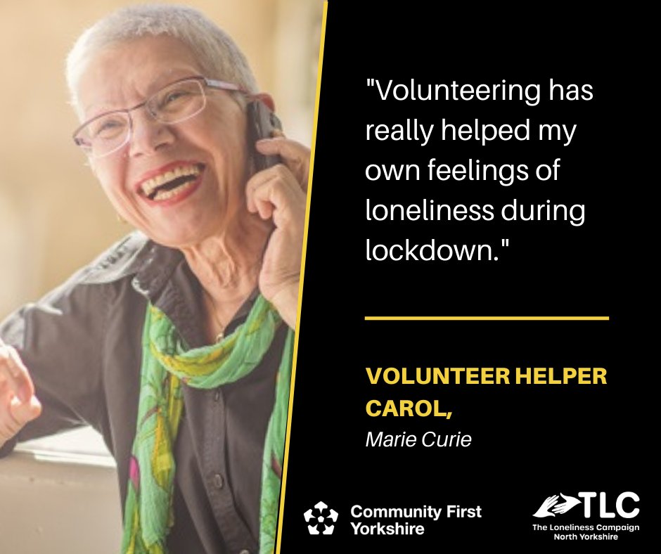 Volunteering can help others, provide opportunities to make new friends and prevent #isolation and #loneliness. Listen to our podcast from <a href="/MarieCurieYorks/">Marie Curie Yorkshire</a> as volunteers share the joy and friendship it has brought them. bit.ly/3tkWbbw
@VolunteeringNY <a href="/EndLonelinessUK/">Campaign to End Loneliness</a>