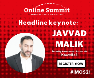 InfosecurityMag's tweet photo. The first #IMOS21 session of the day will be LIVE in 5 minutes with @Javvad exploring why so many companies are inefficient defenders & offering practical steps that can be taken to achieve proactive defense #cybersecurity #securitydefense - join us NOW: https://t.co/Y7rd1iPXX6 https://t.co/DMfSpCbYYX