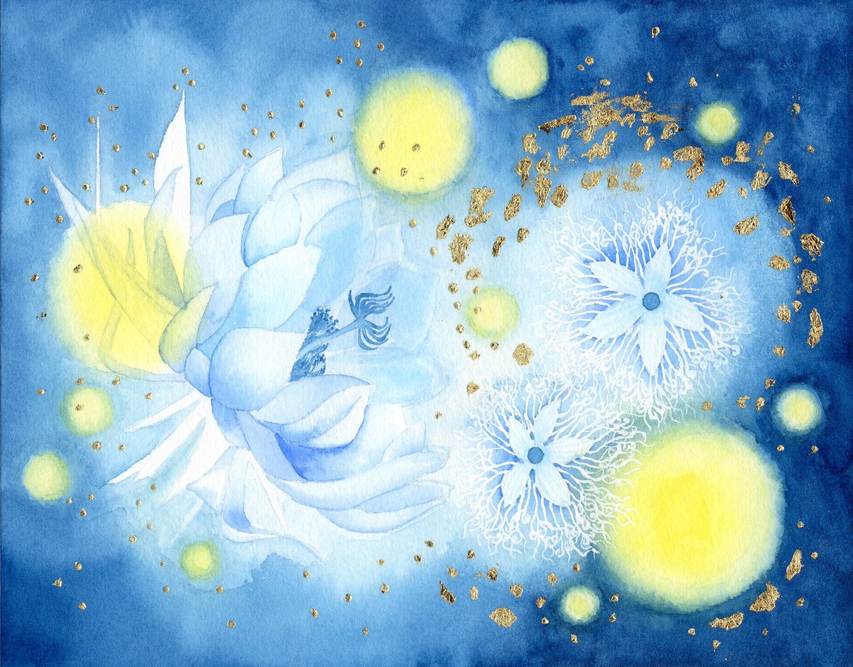 きよ 美女たちの夜語り カラスウリの花を描きたくて 季節感の無い夏の絵になりました 月下美人ともに夜にしか咲かない花で 花言葉は 男嫌い だそう 水彩画 透明水彩 きよ 美女たちの夜語り カラスウリの花を描きたくて 季節感の無い夏の絵になりました 月下美人ともに夜にしか咲かない花で 花言葉は 男嫌い だそう 水彩画 透明水彩