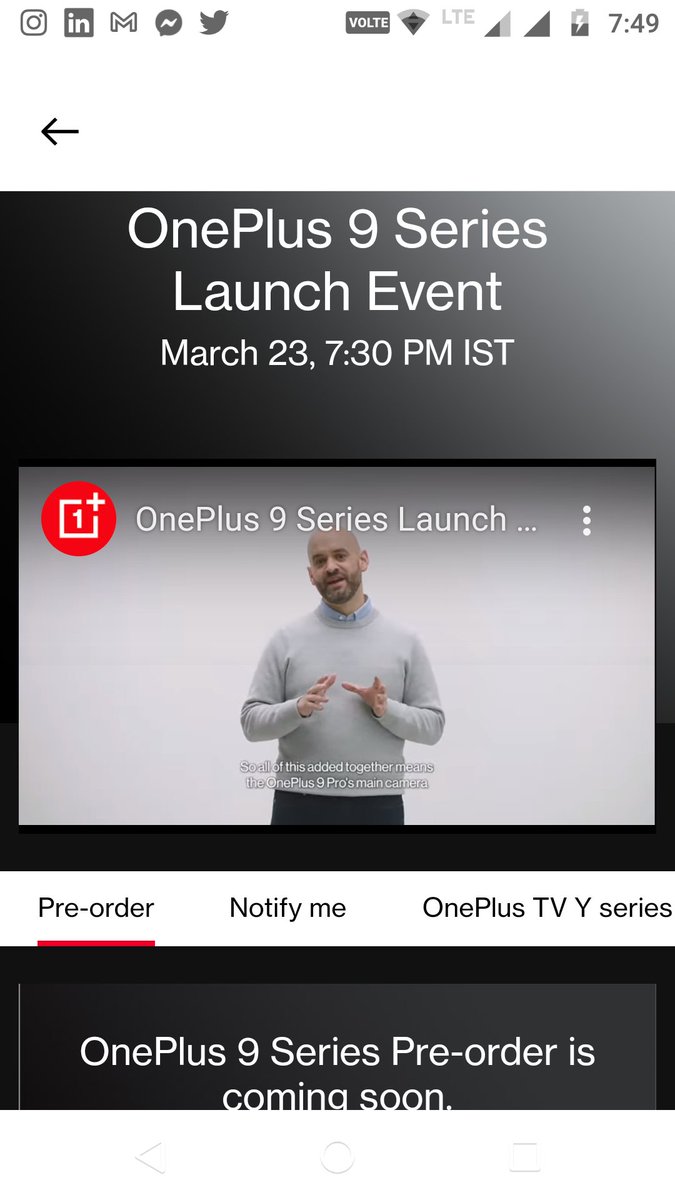 pratikvaja05's tweet image. Awesome live stream 😍🤠
@oneplus
@OnePlus_IN 
@PeteLau 

#OnePlus9Series 
#OnePlus9SeriesLaunchEvent