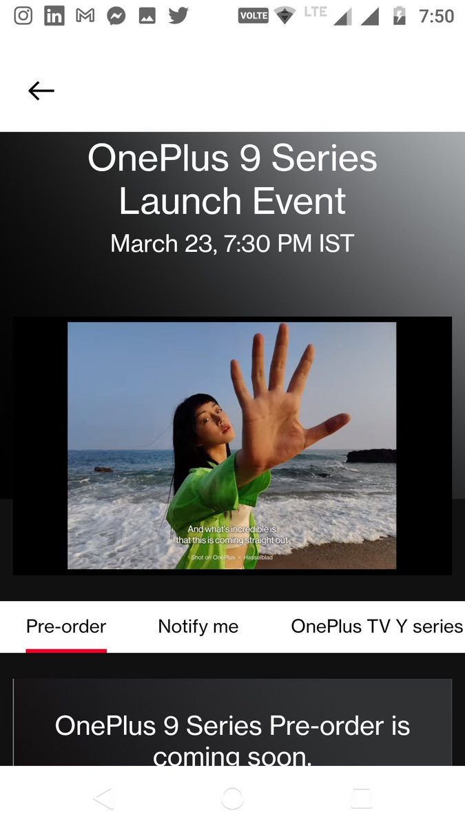 pratikvaja05's tweet image. Awesome live stream 😍🤠
@oneplus
@OnePlus_IN 
@PeteLau 

#OnePlus9Series 
#OnePlus9SeriesLaunchEvent