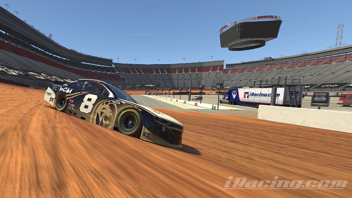 RCRracing's tweet photo. The #eNASCAR @iRacing Pro Invitational Series returns tomorrow night on FS1! 🤩

Watch @austindillon3 and @TylerReddick sling some dirt at virtual @BMSupdates 

@BetMGM | @BassProShops https://t.co/uyTNCqkUq4