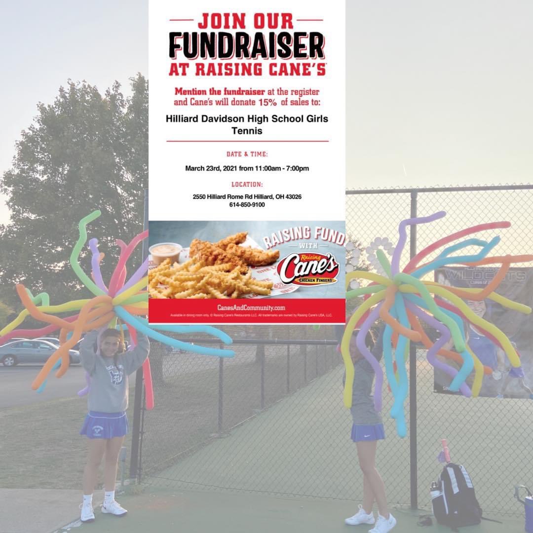 Another Spirit Night for our program! Check out Raising Cane’s on Hilliard Rome today and mention US!!
