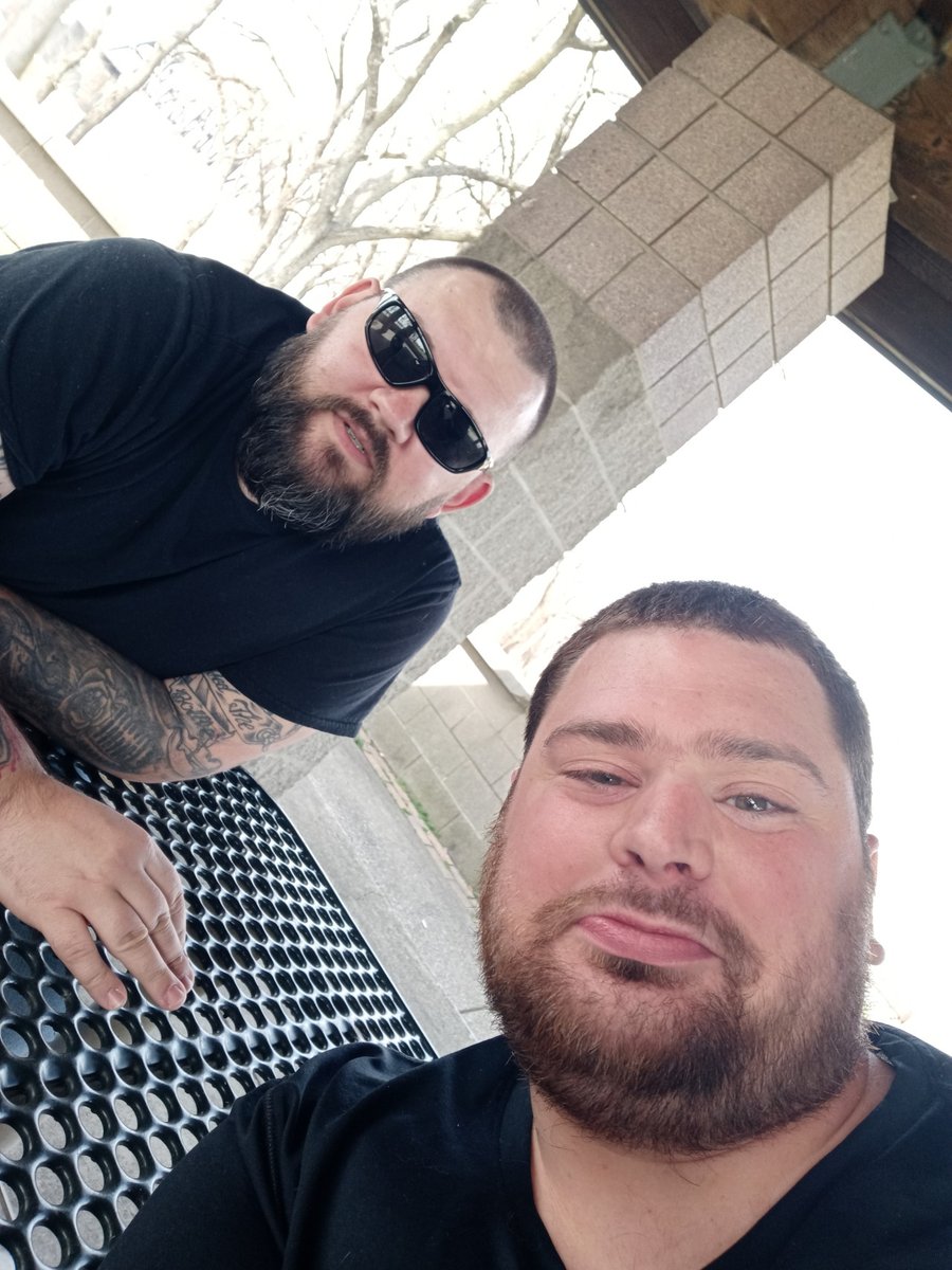 Staff Joe and Dakota from Bridges of Indiana have been enjoying time outside, going on walks, and visiting the lake!