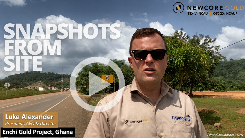 NewcoreGold's tweet photo. If you missed our 🎥 #snapshotsfromsite video series, then be sure to watch this short clip as @LukeNCAU highlights the strong infrastructure at #NewcoreGold's #Enchi #Gold Project in #Ghana, including a paved road through the project.

Watch Here 👇: 
https://t.co/WQGfcZaSwb https://t.co/p9POVWT0OI
