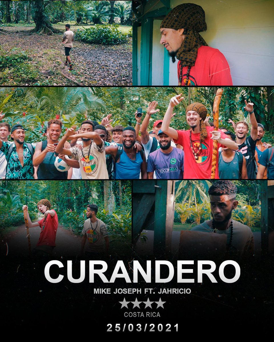 Jueves 25 de Marzo!

Curandero <a href="/mikejosephcr/">Mike Joseph</a> &amp; <a href="/JahricioCR/">Jahricio Firelion</a> official video!

World premiere!