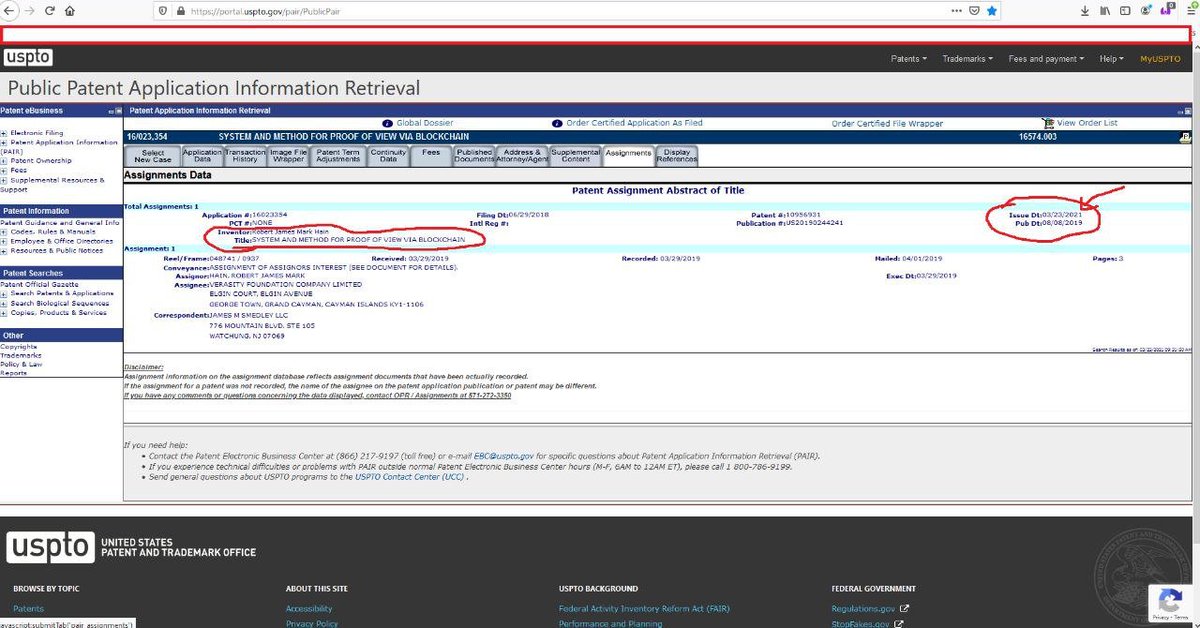 verasitytech's tweet photo. Proof of View patent #10956931 has been issued as of today.
#PoV $VRA #NFTs https://t.co/5mzODpa5P5