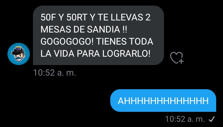 EsJulyHB's tweet photo. ME RETO @dimecarlitos1 NECESITO 50 RT Y 50 FV. AYUDENME PORFIIIIIIII😓 https://t.co/60SFzzrJQZ