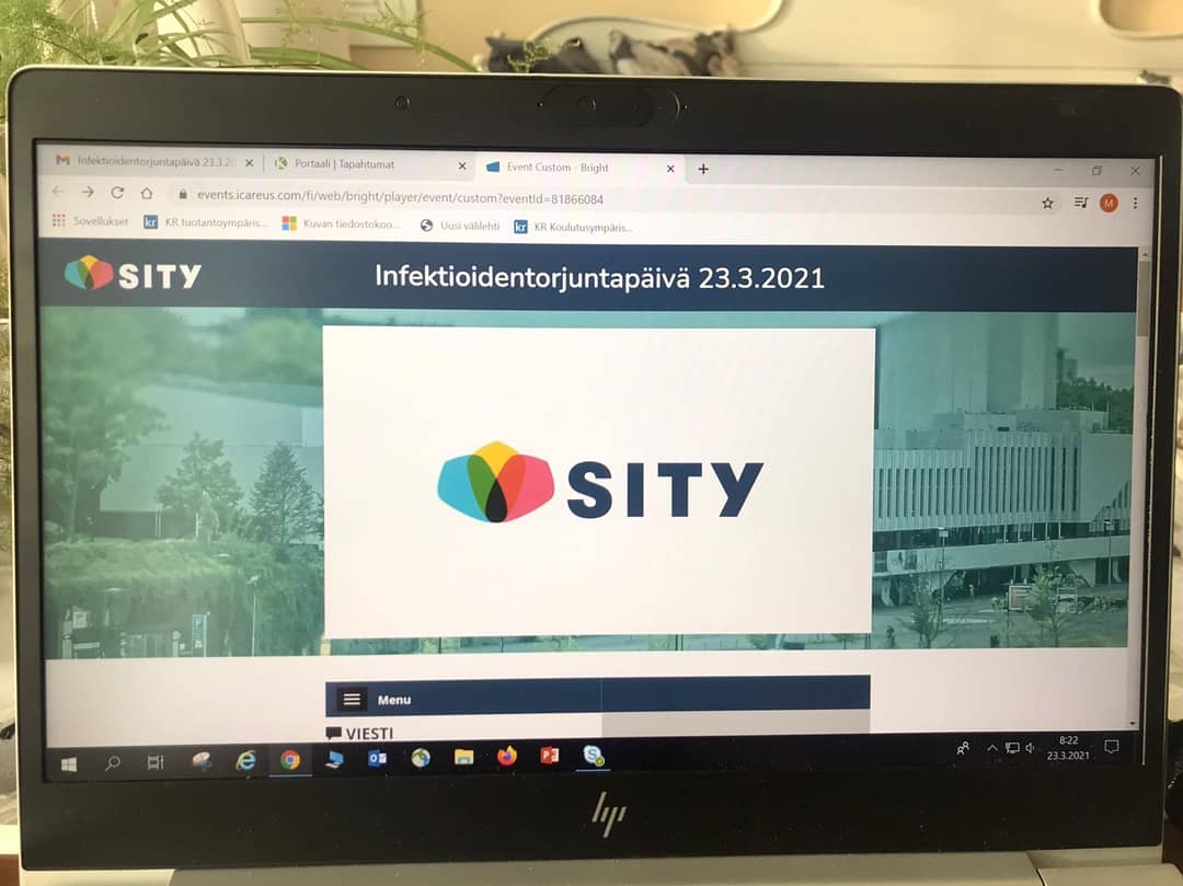 DinahArifulla's tweet photo. Mahtava päivä oli tänään Infektioidentorjunnan parissa ja kunniasta toimia @Sity_ry_ some-moderaattorina. #lovingmywork https://t.co/NLXV9Nib5T
