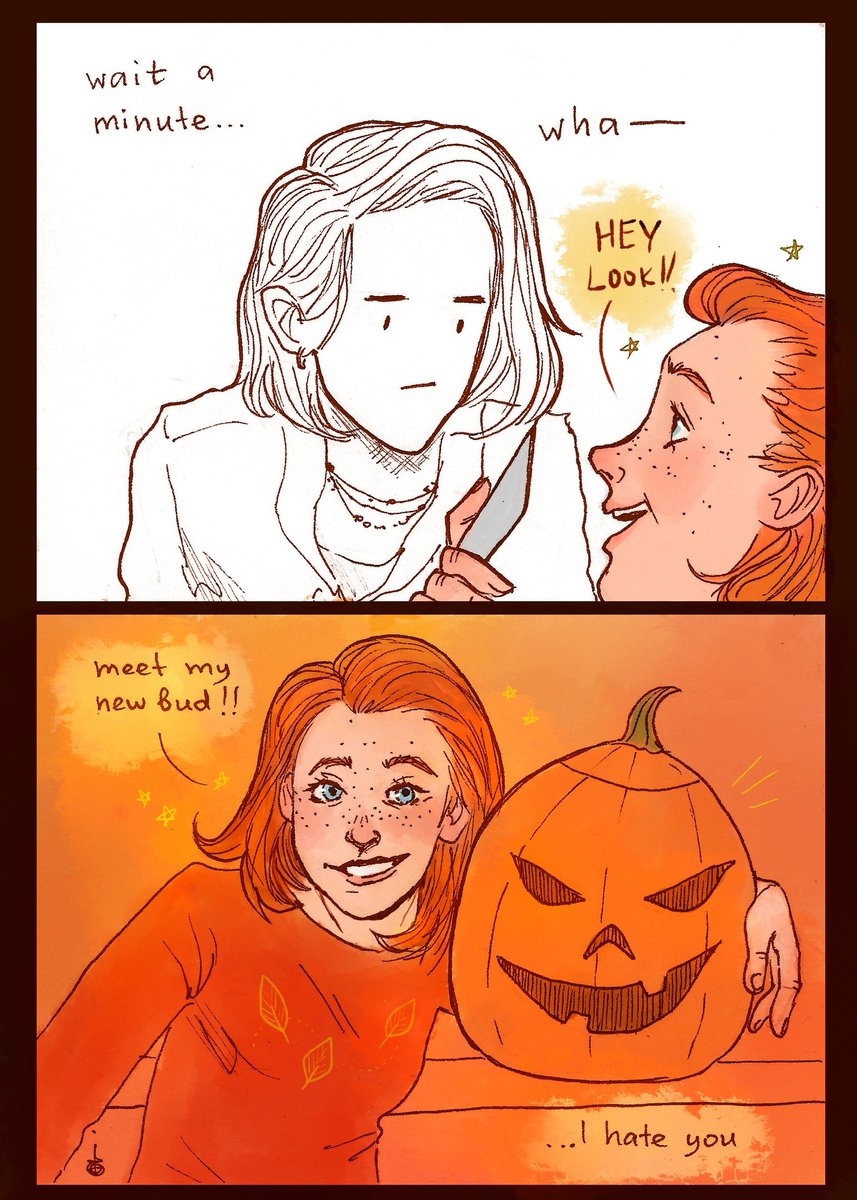 lonelypilot_art's tweet photo. short #NancyDrew comic!! 🧡🎃 #deirdreshannon #deircy #shandrew
#drewnon https://t.co/HoPCxHDDQB