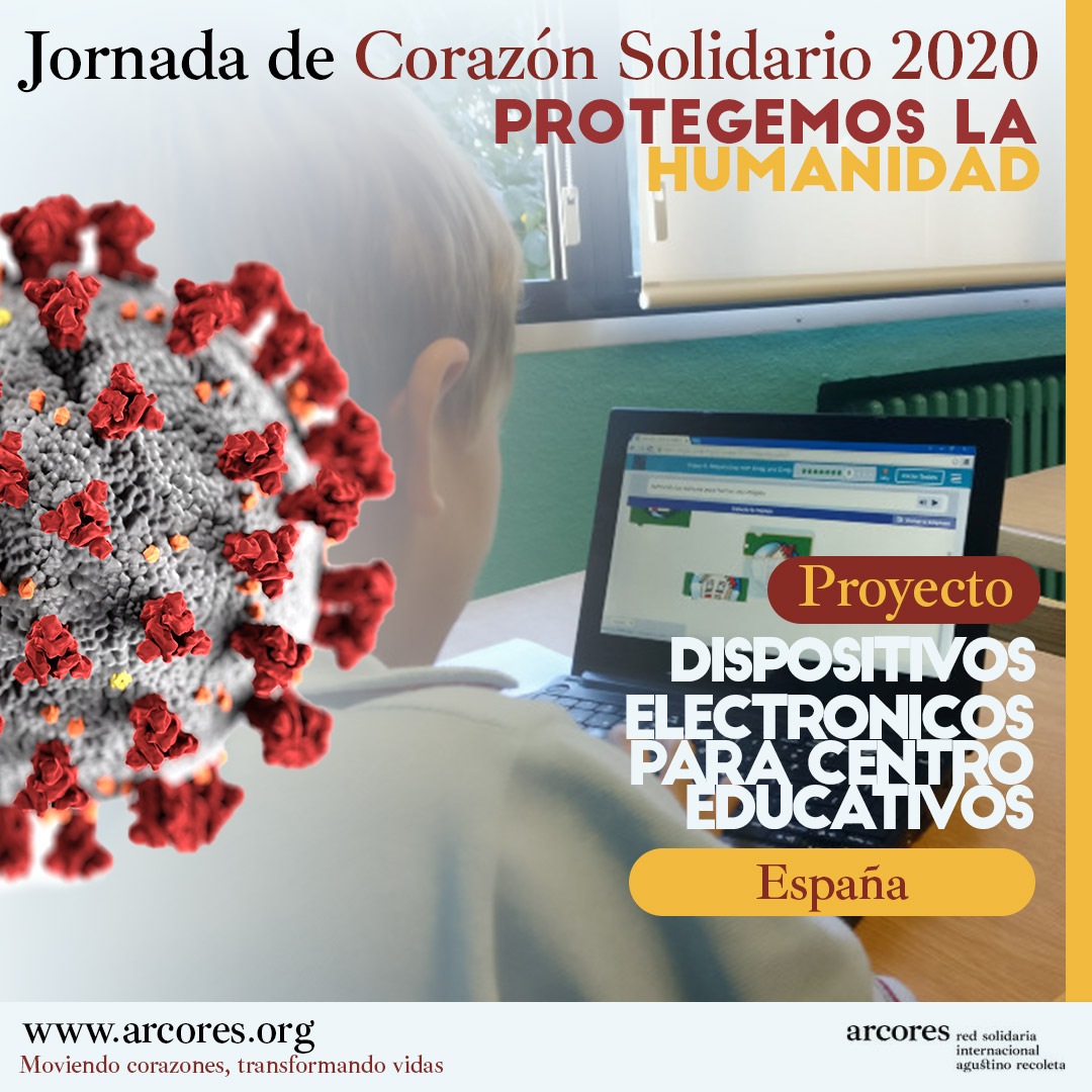 ARCORES_NETWORK's tweet photo. En la #JCS2020 💙apoyamos el proyecto en #España, con la misión de dotar de dispositivos electrónicos a 45 alumnos de centros educativos de EDUCAR España 🇪🇸
¿Nos ayudas a ayudar? 👀🔗https://t.co/3zi1lFkeas https://t.co/IgQ2k7Kzni