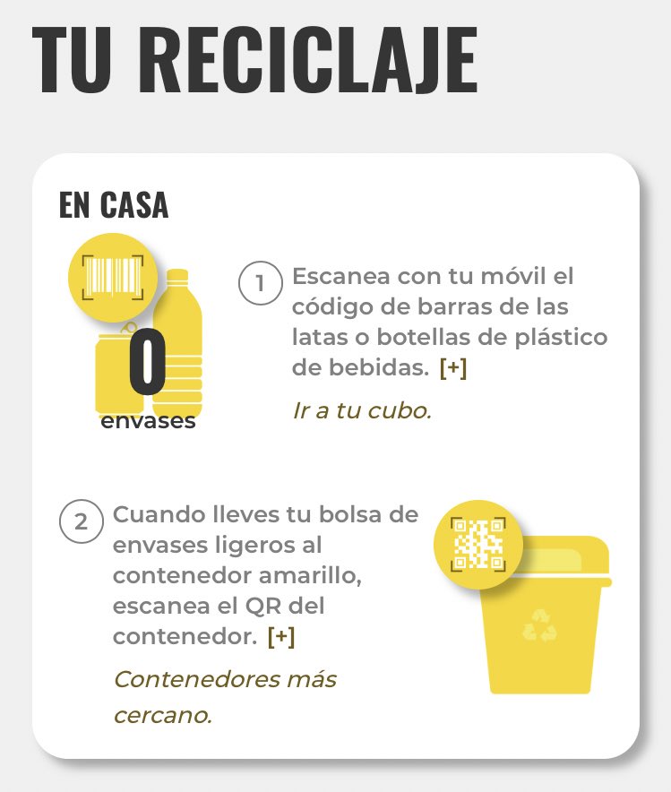 17vabb17's tweet photo. Reciclos es la webApp que te “premia” por reciclar latas y botellas de plástico.

Me parece una buena iniciativa que ya está disponible en Valencia! ♻️ 

🔗 https://t.co/GeKrcceKBq https://t.co/9ovxrBf3KI