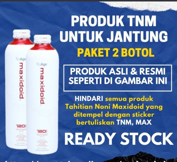 StrongNoni's tweet photo. Obat Herbal #jantung, #diabetes, #kanker Hub 081219395467

Order Sekarang https://t.co/b1KXSS4EVC

#obat #obatherbal #herbal #sehat #kesehatan #sop #like #apotek #suplemen #sehatalami #diabetes #covid #obatalami #dokter #madu #indonesia #apoteker #alami #vitamin #hidupsehat https://t.co/FxJdMQ1RDY