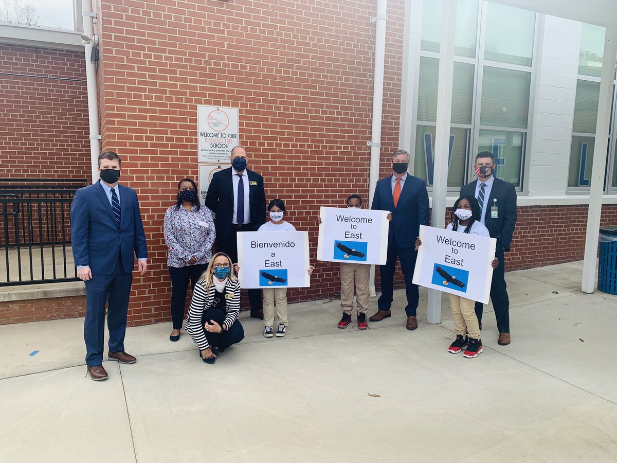 Proud to welcome leadership from <a href="/ncpublicschools/">NC Public Schools</a> <a href="/DrBevREmory/">Bev Emory</a> <a href="/davidstegall/">David Stegall</a> <a href="/twinologist/">Julie Paige Pittman</a> <a href="/FreebirdsShire/">Freebird McKinney</a> @chris_triolo704 today visiting <a href="/UCPSNC/">Union County Public Schools</a>...looking fwd to showcasing #TeamUCPS! #BeTheBest