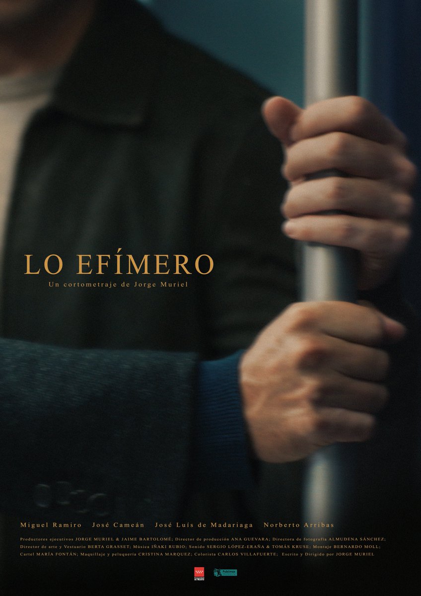 madridencorto's tweet photo. 🎉 Felices de anunciar que #LoEfímero, del catálogo de @madridencorto, ha sido seleccionado en @CIFF, festival que califica para los #Oscars2021. Enhorabuena, @jorge__muriel 👏👏. https://t.co/W2VHIchrOH