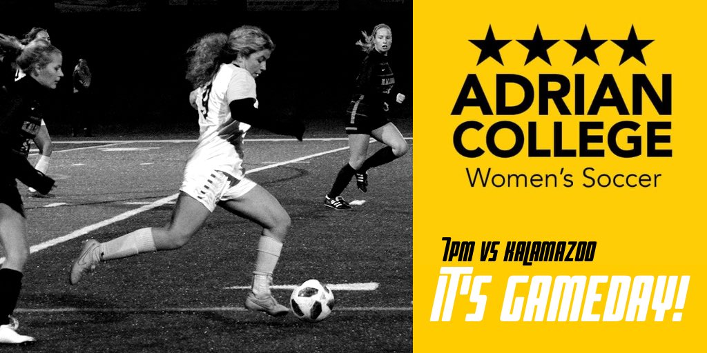 Home Opener ✅ 
2019 MIAA Final Rematch ✅ 
Adrian vs. Kalamazoo
7pm at Docking Stadium
#Team33 #RocktheDock