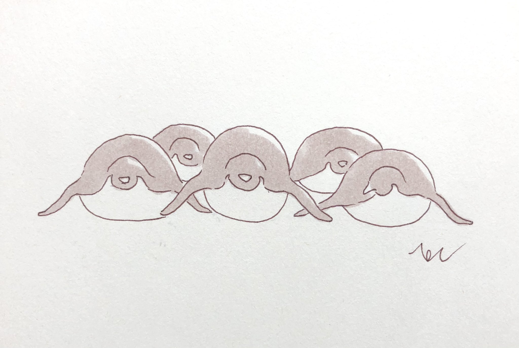 تويتر ペンギンラッシュ على تويتر 正面からペンギン 色んな角度から描くの楽しい イラスト ペンギン T Co 0zdv10ursg
