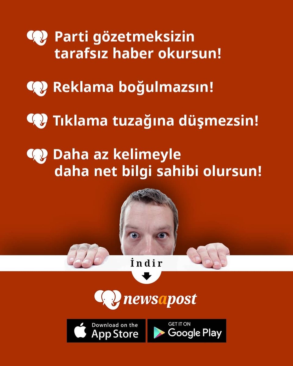 newsapost's tweet photo. @newsapost saygılıdır... 

Tık avcılıgı yok!
Reklam beklemek yok!
Taraflı yayın yok! 

İndir, gündem haberlerine kolay ulaş... 

#newsapost #haber #gündemhaberleri https://t.co/hE8dIGu5nF