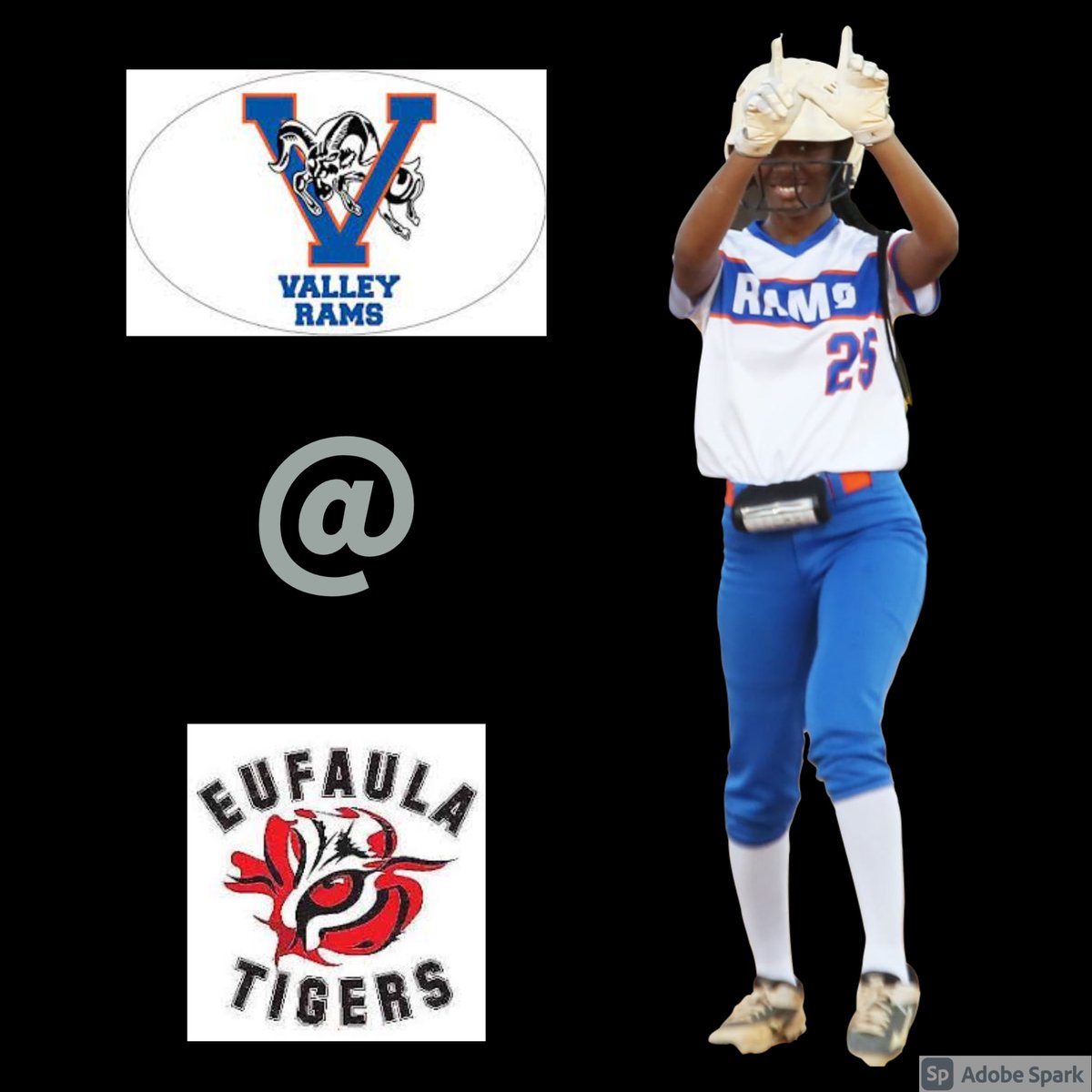 VHSsoftball20's tweet photo. The Lady Rams are looking for a W! Valley will play at Eufaula today in their second day of area play this week. JV will play first @ 5 est with the Varsity game to follow. https://t.co/UouSzCRw4k