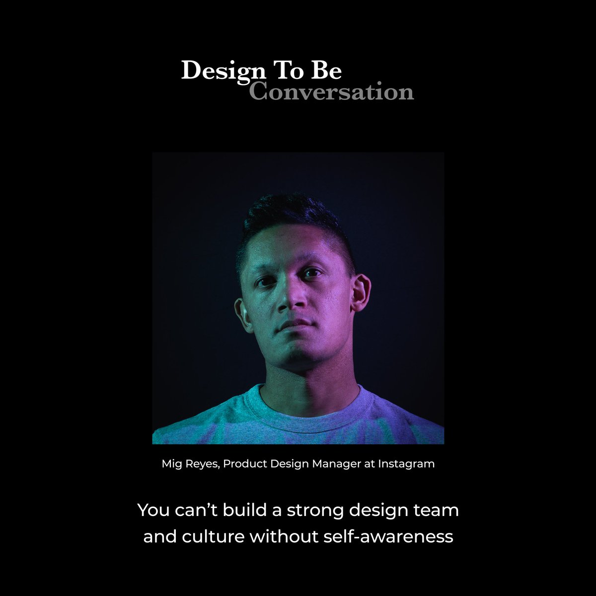 design_tobe's tweet photo. This week on the Design To Be Conversation podcast, @racheldweissman talks with @migreyes, Product Design Manager at @instagram and a passionate supporter of the design community.
#designtobe #designpodcast #designcommunity https://t.co/1mDDDJNNoy