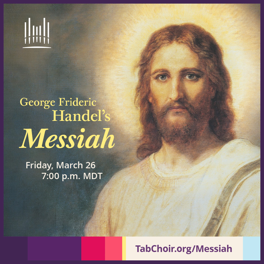 ComeUntoChrist's tweet photo. This Easter, draw closer to Jesus Christ through music. Join us for a special online musical performance of Handel’s Messiah, featuring The Tabernacle Choir and Orchestra at Temple Square. See how you can watch: https://t.co/A0P6fRbQSP #Easter #StartingToday #ComeUntoChrist https://t.co/CIUE5kXMom