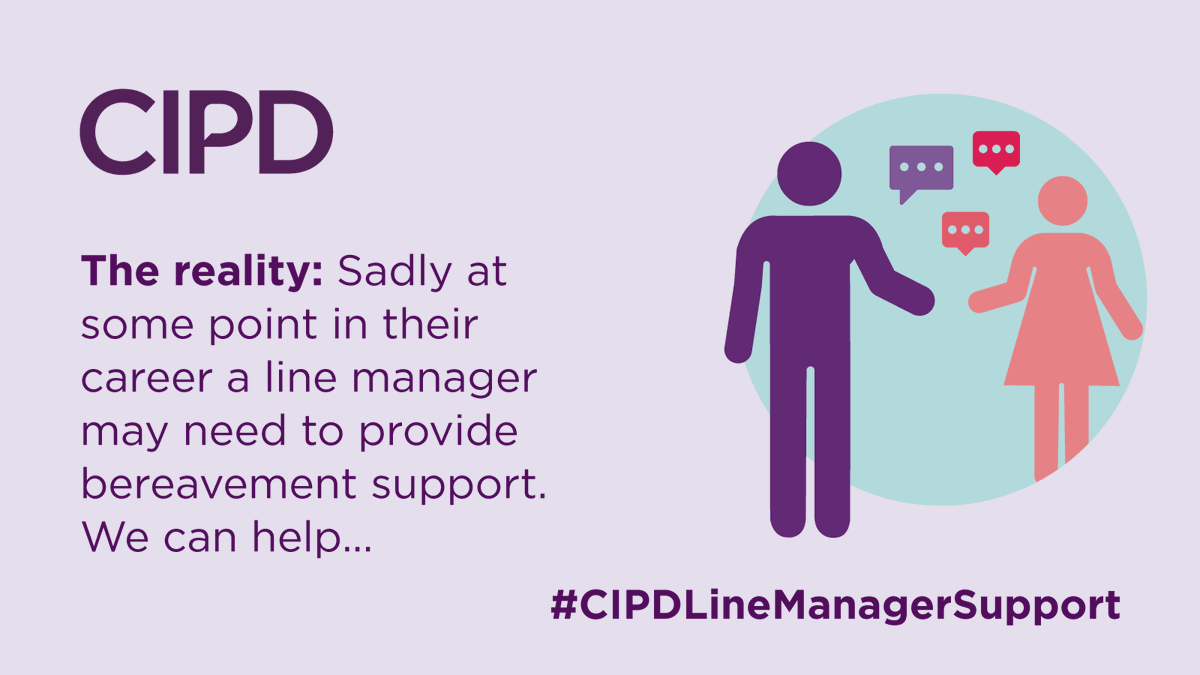 CIPD's tweet photo. Managers can play a key part in providing hope and support, especially in times of collective sorrow. This #DayofReflection,  read our #bereavement guidance to see how employers and managers can help: https://t.co/ykTNRfmPq3 https://t.co/RxCd3Fpdks
