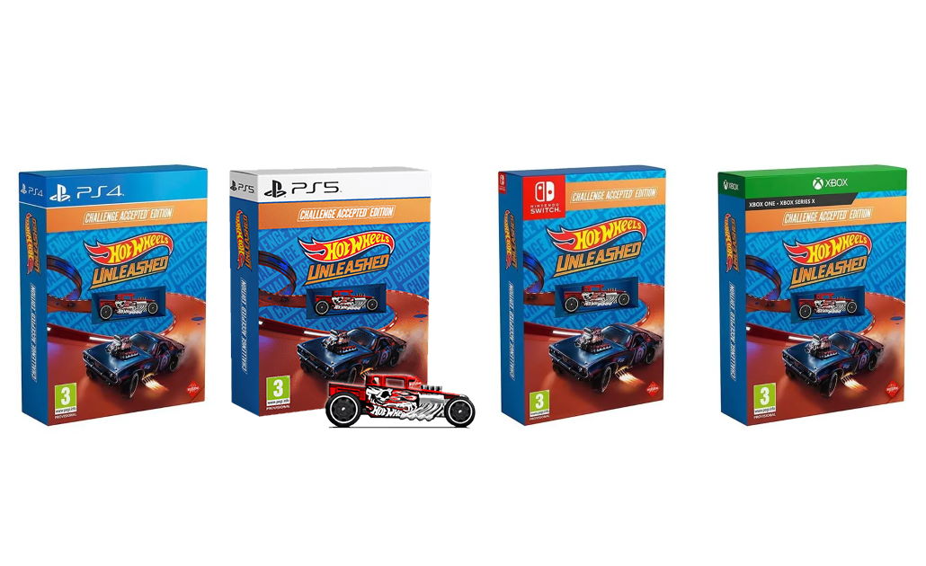 collectabox's tweet photo. 🚗🔁JETZT VORBESTELLBAR: Hot Wheels Unleashed Challenge Accepted Edition - 69,99€

Inhalt:
* Steelbook
* Bone Shaker als Modell
* HOT WHEELS Pass Vol. 1 DLC
* 2-seitiges Poster

🛒 https://t.co/GDGMdrc8i2 (Ref-Link)

#collectabox #steelbook #NintendoSwitch #PS4 #PS5 #XboxSeriesX https://t.co/HYntuzuvL6