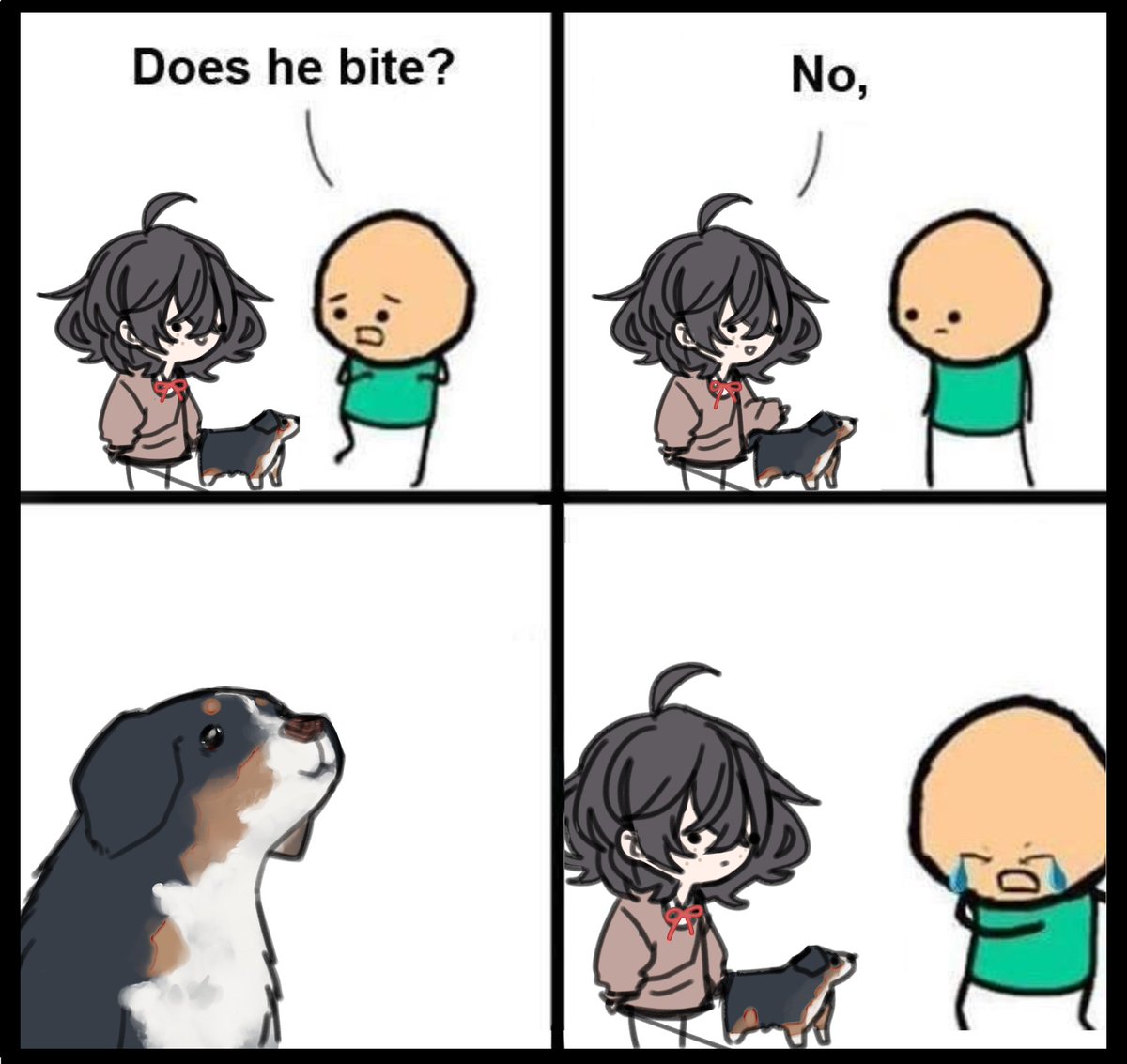 why is everyone freaking out about the dog ?
calm down, nothing happened, 
the girl and the dog will just be happy together and nothing bad will happen to them !

ⓘ 𝗢𝗳𝗳𝗶𝗰𝗶𝗮𝗹 𝘀𝗼𝘂𝗿𝗰𝗲𝘀 𝘀𝘁𝗮𝘁𝗲𝗱 𝘁𝗵𝗮𝘁 𝘁𝗵𝗶𝘀 𝗶𝘀 𝗳𝗮𝗹𝘀𝗲 𝗮𝗻𝗱 𝗺𝗶𝘀𝗹𝗲𝗮𝗱𝗶𝗻𝗴.