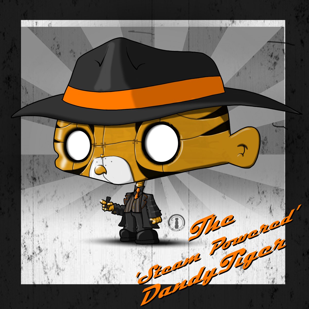 DandyTigerArt's tweet photo. I've had @SPGiraffe in my ears whilst I've been in my drawing bubble lately and just had to recreate myself as a chibi automaton armed with my pencil. Programmed to chibify everyone I see.

#steampoweredgiraffe https://t.co/9FyyLLORsN