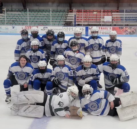 martos19's tweet photo. In case you didn’t hear, this team qualified for the state tournament this weekend. Congrats U12 Lady Bulldogs! #bulldoghockey https://t.co/e59MtBCWas